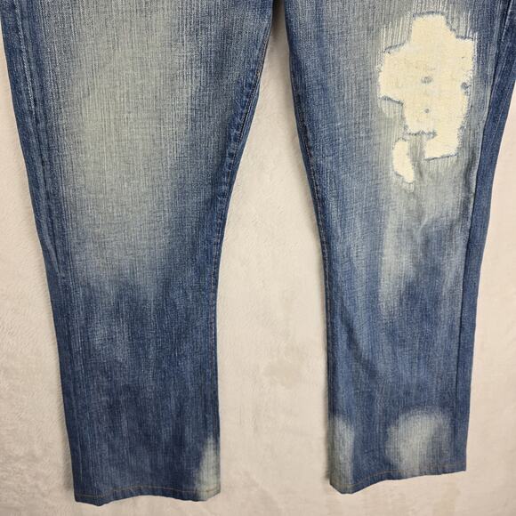 AG Adriano Goldschmied Men's The Fillmore Distressed Denim Jeans 38x32 USA Made - Picture 4 of 16